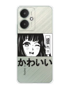 Чехол на Xiaomi Redmi 13C 5G Redmi 13R 5G Poco M6 5G Cute anime girl Homey