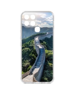 Чехол накладка Clear Case Китай Великая Стена для INFINIX Smart 6 Krutoff