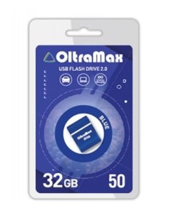 Флешка 50 32 Гб USB2 0 голубая Oltramax