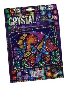 Мозаика из пайеток Crystal Mosaic Рыбка CRM 01 09 Danko toys