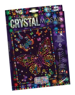 Мозаика из пайеток Crystal Mosaic Бабочки Danko toys
