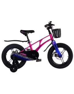 Детский велосипед Air Pro 16 2024 розовый Maxiscoo