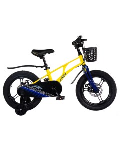 Детский велосипед Air Pro 16 2024 желтый Maxiscoo