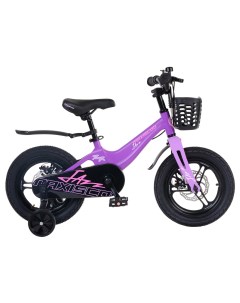 Детский велосипед Jazz Pro 14 2024 фиолетовый Maxiscoo