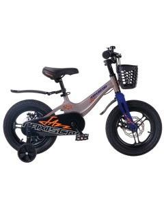 Детский велосипед Jazz Pro 14 2024 бежевый Maxiscoo