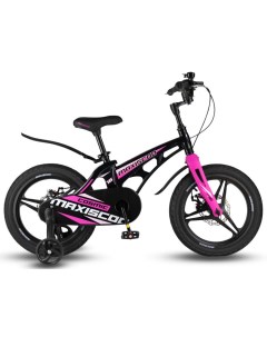 Детский велосипед Cosmic Deluxe 16 2024 чёрный розовый Maxiscoo