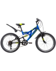 Детский велосипед Shark 6 sp 20 2020 синий Novatrack