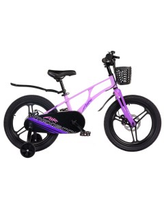 Детский велосипед Air Pro 18 2024 фиолетовый Maxiscoo