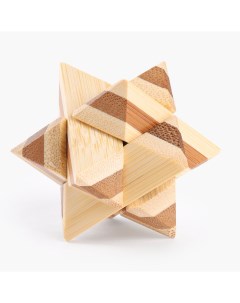 Игрушка головоломка 5 см развивающая бамбук Звезда Entertain Kuchenland