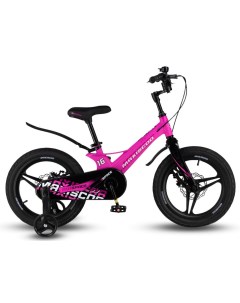 Детский велосипед Space Deluxe 16 2024 розовый Maxiscoo