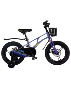 Детский велосипед Air Pro 16 2024 синий Maxiscoo