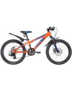 Детский велосипед Extreme Disc 20 2020 оранжевый Novatrack