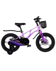 Детский велосипед Air Pro 16 2024 фиолетовый Maxiscoo