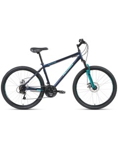 Велосипед MTB HT 26 2 0 Disc 2020 19 темно синий бирюзовый Altair