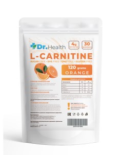 Л Карнитин Dr Health порошок 120г Апельсин Dr.health