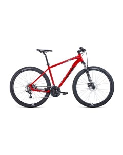 Велосипед 29 APACHE 2 2 S DISK 21 ск 2020 2021 рама 17 красный серебристый Forward