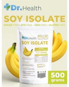 Протеин Dr Health соевый изолят порошок 500г банан Dr.health