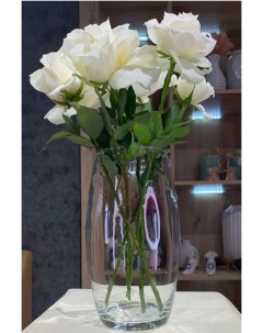 Ваза для цветов Лагиза Pasabahce 26 см прозрачная 1 шт Aras flowers