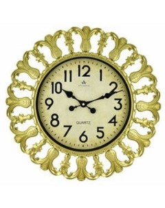 Настенные часы TIME 319 17 gold Atlantis