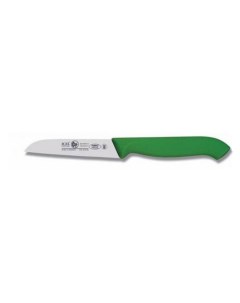 Нож для овощей 100210 мм зеленый HoReCa Icel