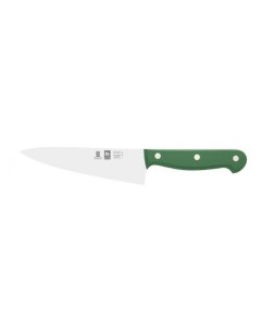 Нож поварской 150270 мм Шеф зеленый TECHNIC Icel