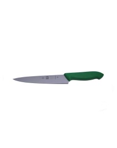 Нож поварской 180310 мм Шеф зеленый HoReCa Icel