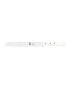 Нож для хлеба 215340 мм белый с волн кромкой TECHNIC Icel
