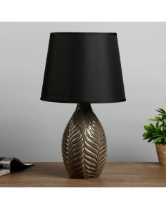 Настольная лампа Тропики Е14 1х40Вт черный Risalux