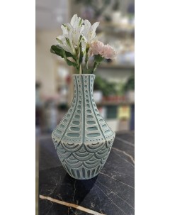 Красивая ваза Бирюза26 см 1 шт Aras flowers