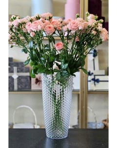 Большая Ваза Мозайка 30 5 см прозрачная 1 шт Aras flowers