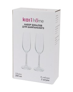 Набор бокалов для шампанского T2438 Kari home