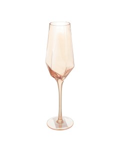 Фужер для шампанского Diamond Rose розовый 415 мл Belle maison