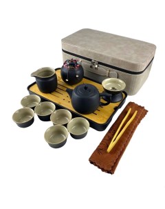 Чайный набор с кейсом подарочный набор посуды для чайной церемонии на 6 персон Nobrand