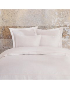 Комплект постельного белья евро сатин кремовый с белой полосой Bella casa