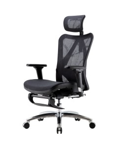 Компьютерное кресло с подставкой для ног с подставкой для ног Черное 13558 Luxalto