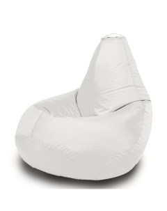 Кресло мешок груша XL Компакт оксфорд белый Nobrand
