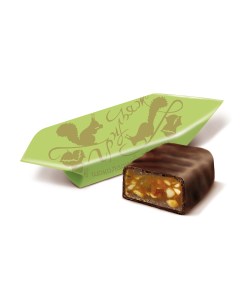 Конфеты Грильяж в шоколадной глазури 500 г Рот фронт