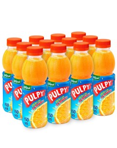 Напиток сокосодержащий апельсин 0 45л 12штук Pulpy
