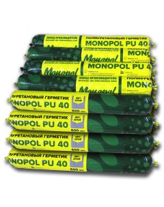 Герметик PU 40 полиуретановый 20 шт Monopol