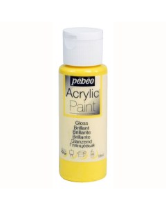 Краска акриловая Acrylic Paint глянцевая Желтый птенец 59 мл Pebeo