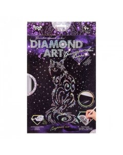 Алмазная мозаика на подрамнике Dimond Art Сказочный кот Данко Тойс Danko toys