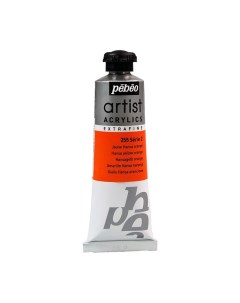 Краска акриловая Artist Acrylics extra fine 2 Желто оранжевый ганза 37 мл Pebeo