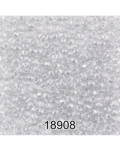 Бисер круглый 6 10 0 2 3 мм 500 г цвет 18908 светло серебрянный металлик Preciosa