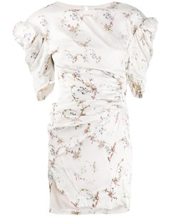 Preen by thornton bregazzi платье мини с цветочным принтом нейтральные цвета Preen by thornton bregazzi