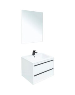 Мебель для ванной Lino 60 белая матовая Aquanet