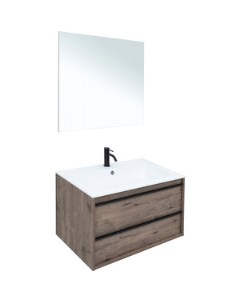 Мебель для ванной Lino 80 дуб веллингтон Aquanet