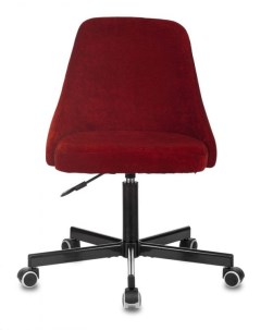 Кресло офисное CH 340M VELV09 цвет бордовый Velvet 09 крестовина металл Бюрократ