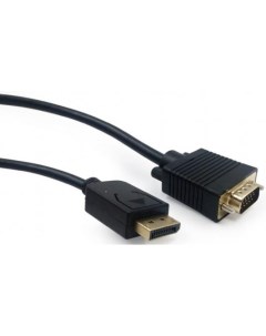 Кабель DisplayPort 5м CCP DPM VGAM 5M круглый черный Gembird
