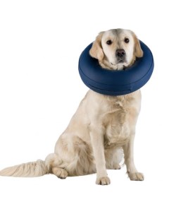 Надувной защитный воротник для собак L XL синий Trixie