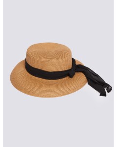 Соломенная плетёная шляпа с лентой Zolla